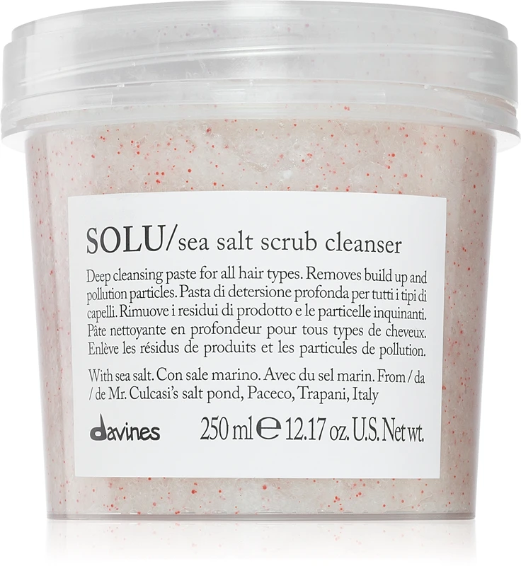 Davines Essential Haircare SOLU Sea Salt Scrub Cleanser